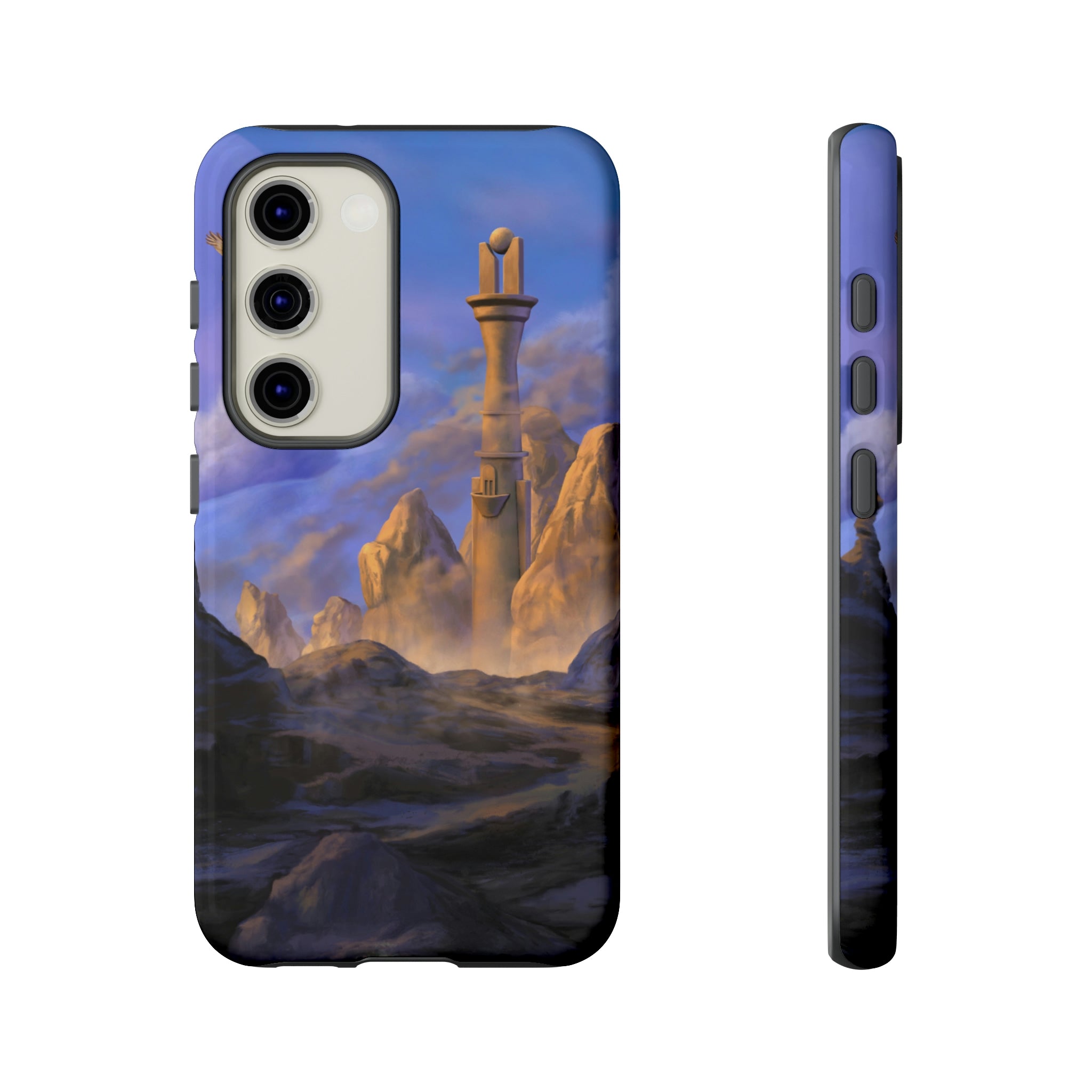 Mysterious Tower Android Case (Protective) Samsung Galaxy S23 Glossy Phone Case