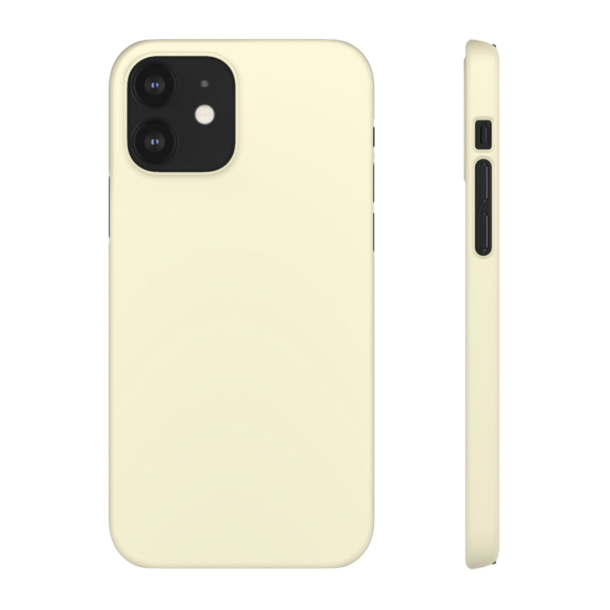 Cornsilk White iPhone Case (Slim) iPhone 12 Matte Phone Case