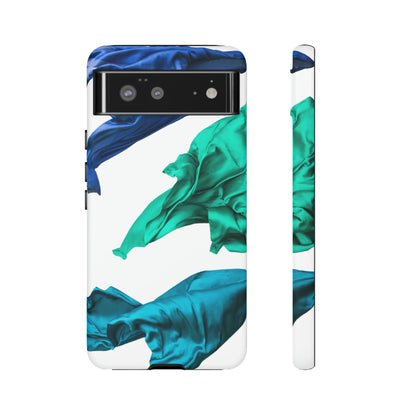 Blue Velvet Fabric Android Case (Protective) Google Pixel 6 Matte Phone Case