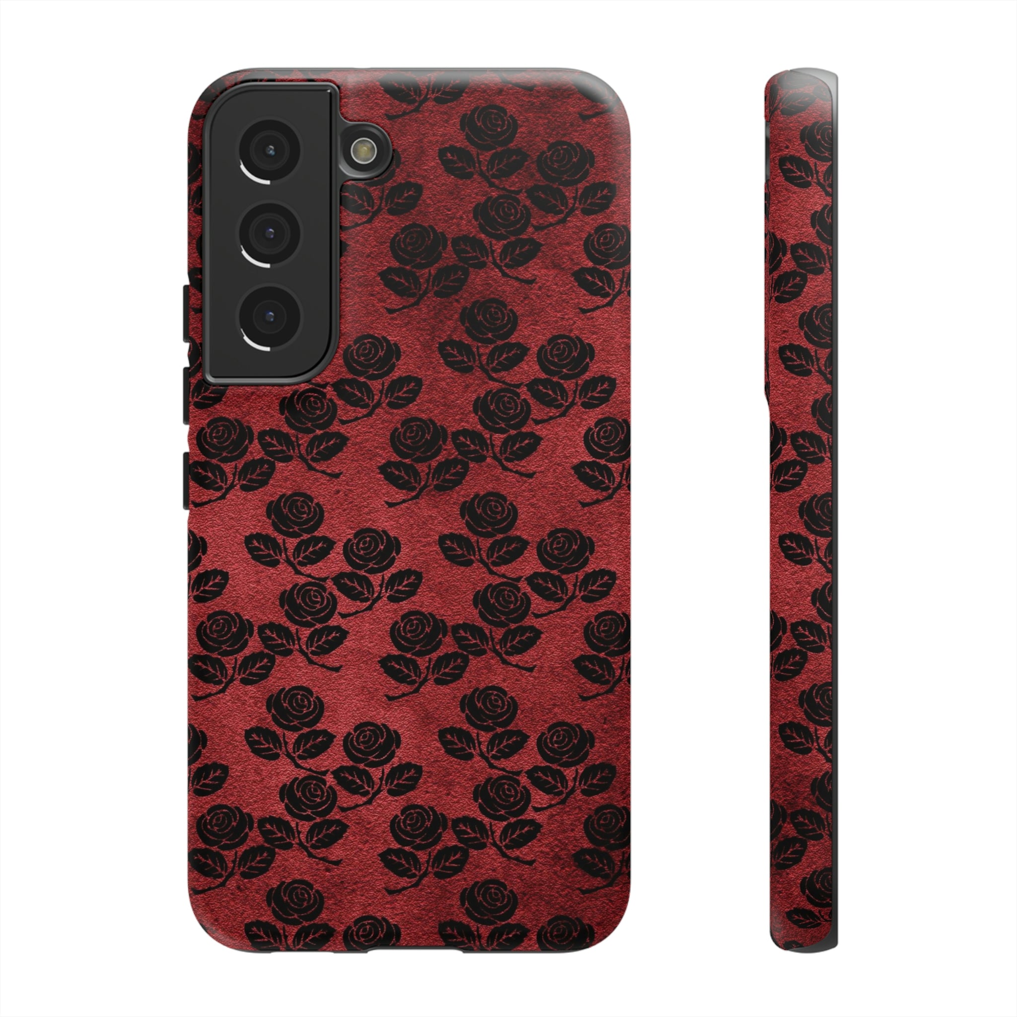 Rosemony Gothic Flower Samsung Case (Protective) Samsung Galaxy S22 Matte Phone Case