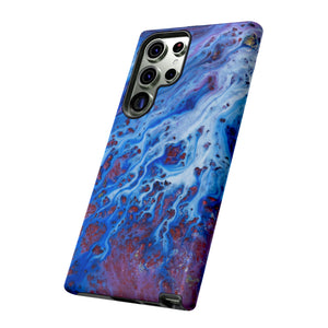 Ice Blue River Ink Art Android Case (Protective) Phone Case