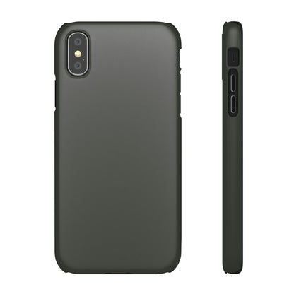 Black Olive iPhone Case (Slim) iPhone XS Matte Phone Case