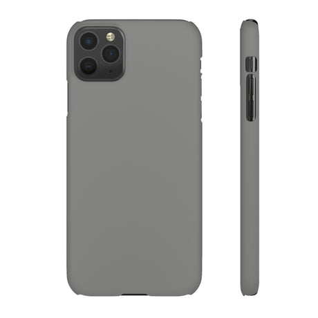 Battleship Gray iPhone Case (Slim) iPhone 11 Pro Max Matte Phone Case