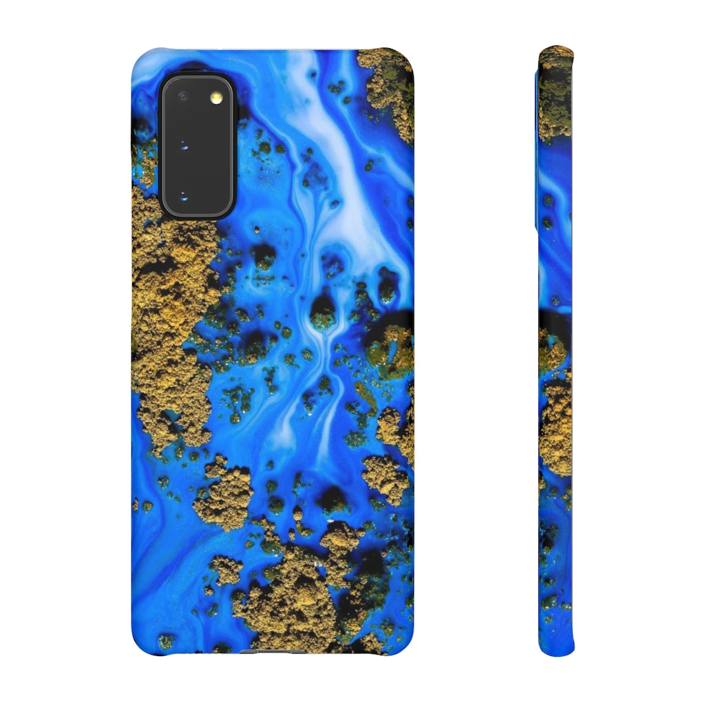 Blue River Ink Art Android Case (Slim) Samsung Galaxy S20 Matte Phone Case