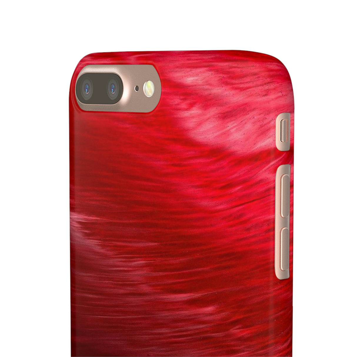 Red Feather Ink Art iPhone Case (Slim) Phone Case