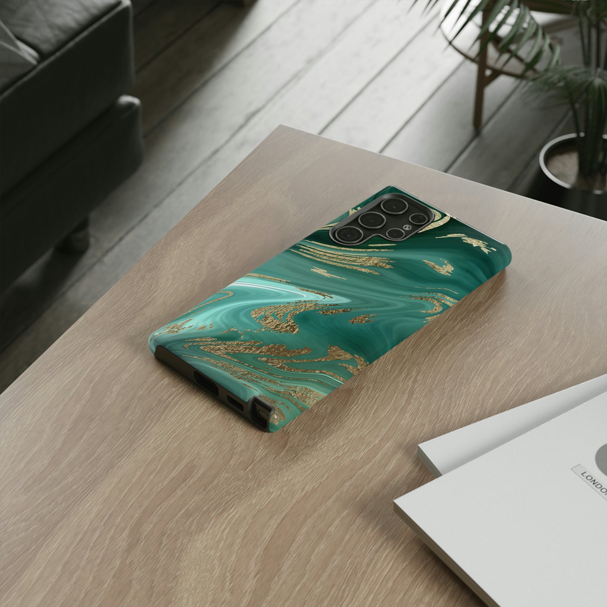 Green Marble Android Case (Protective) Phone Case