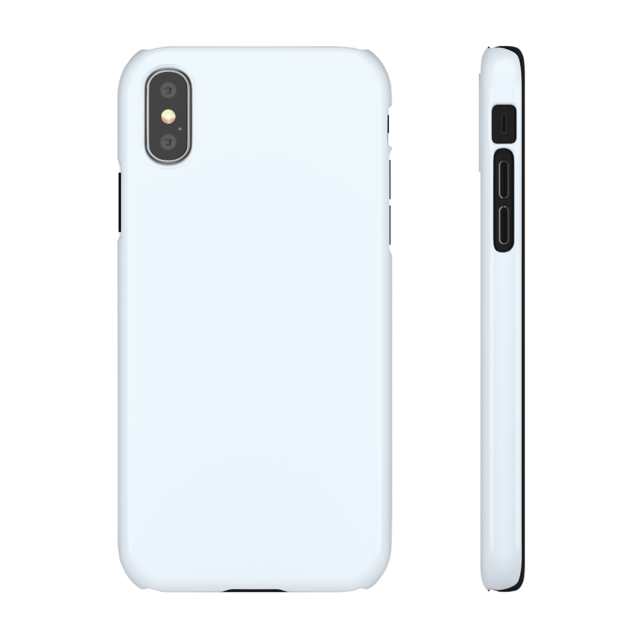 Alice Blue iPhone Case (Slim) iPhone XS Glossy Phone Case