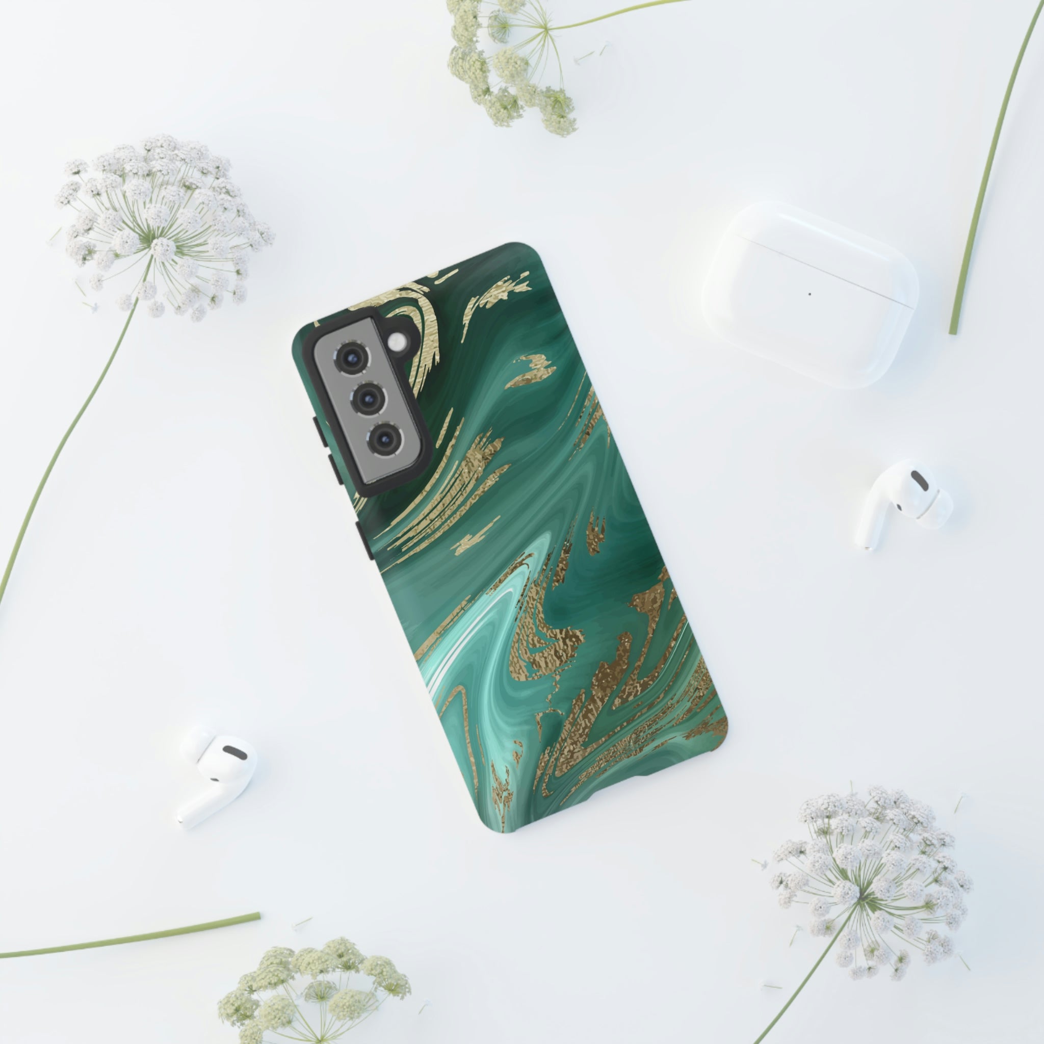 Green Marble Android Case (Protective) Phone Case