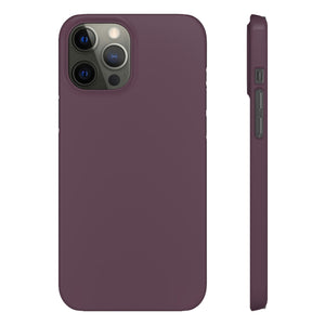 Eggplant iPhone Case (Slim) iPhone 12 Pro Max Glossy Phone Case