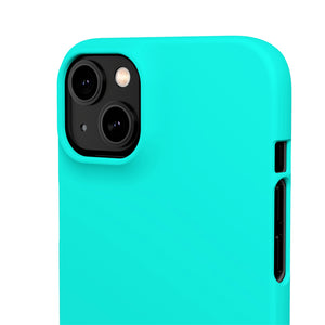 Bright Turquoise iPhone Case (Slim) Phone Case