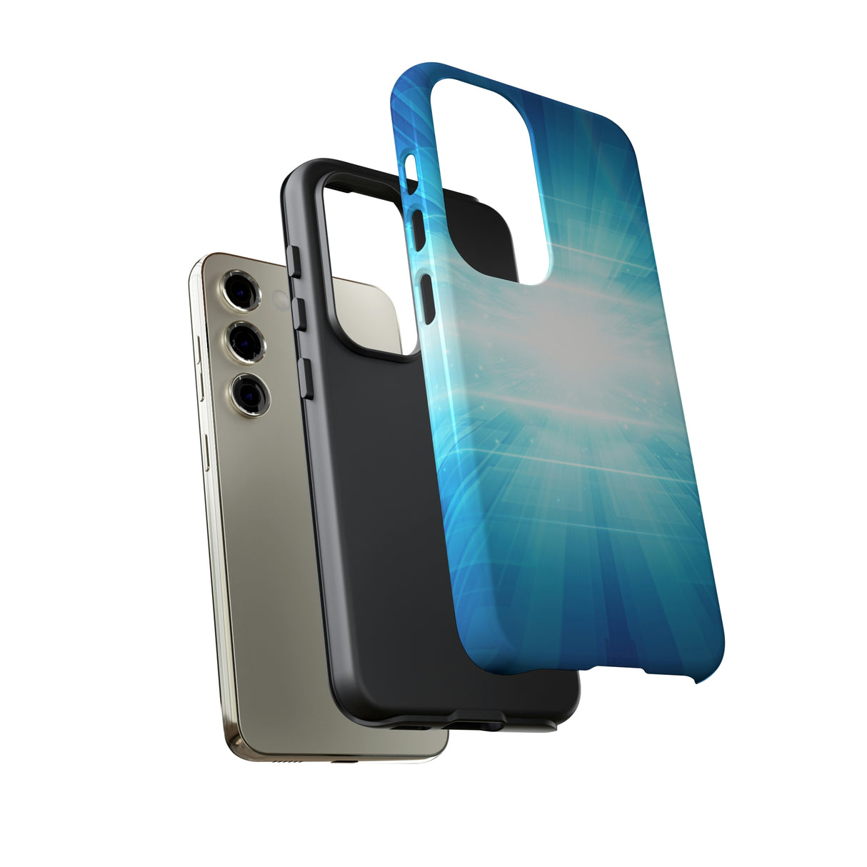 Abstract Blue Android Case (Protective) Phone Case