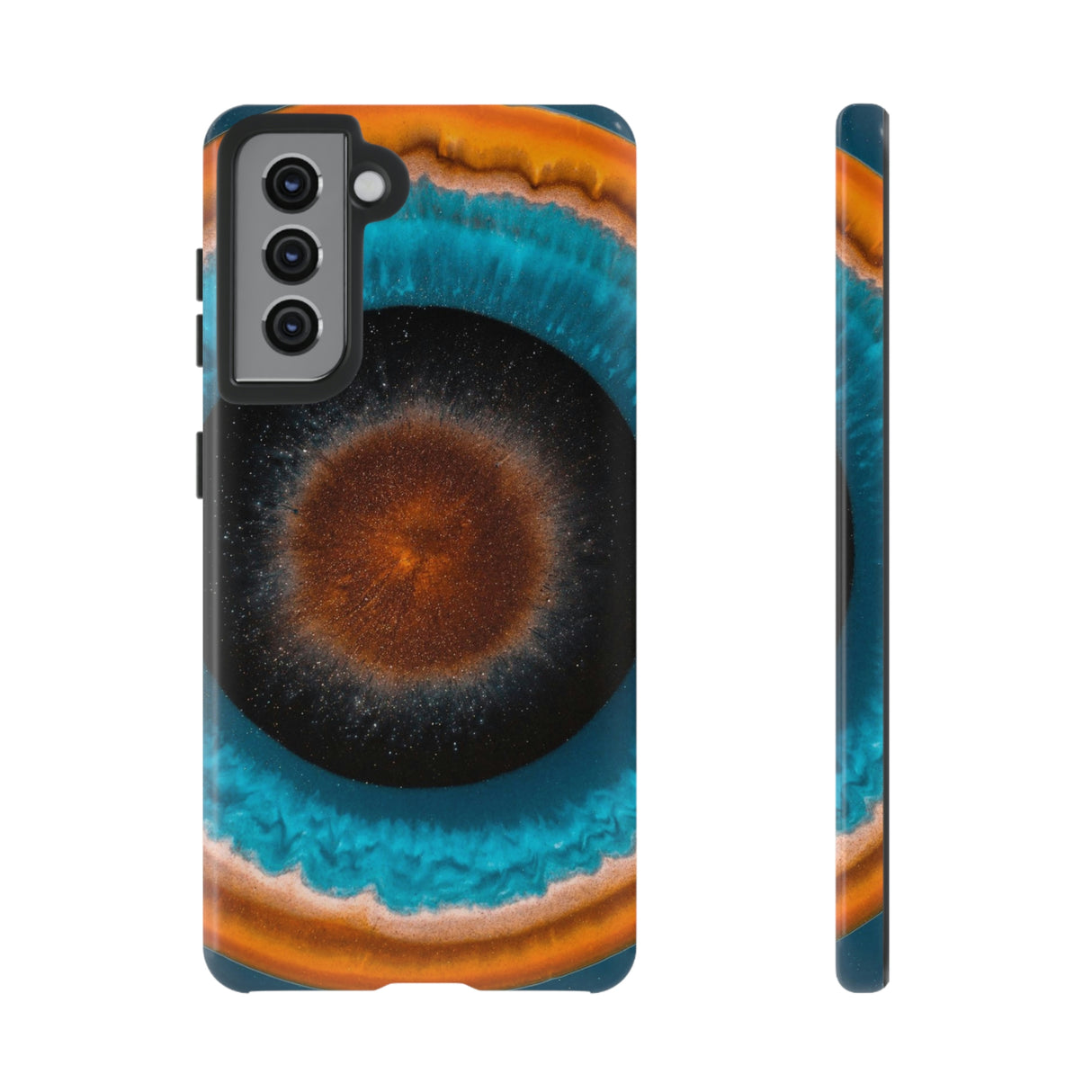 Center of Space Ink Art Android Case (Protective) Samsung Galaxy S21 Glossy Phone Case