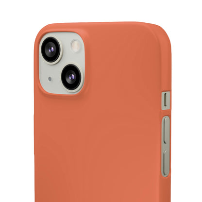 Burnt Sienna iPhone Case (Slim) Phone Case