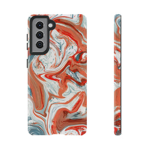 Orange Art Android Case (Protective) Samsung Galaxy S21 Glossy Phone Case