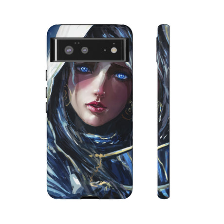 Paladin Girl Blue Eyes Android Case (Protective) Google Pixel 6 Glossy Phone Case