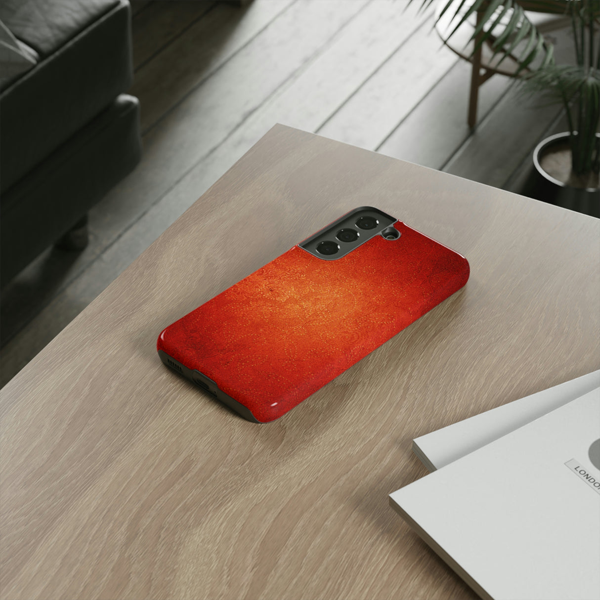 Red Grunge Android Case (Protective) Phone Case