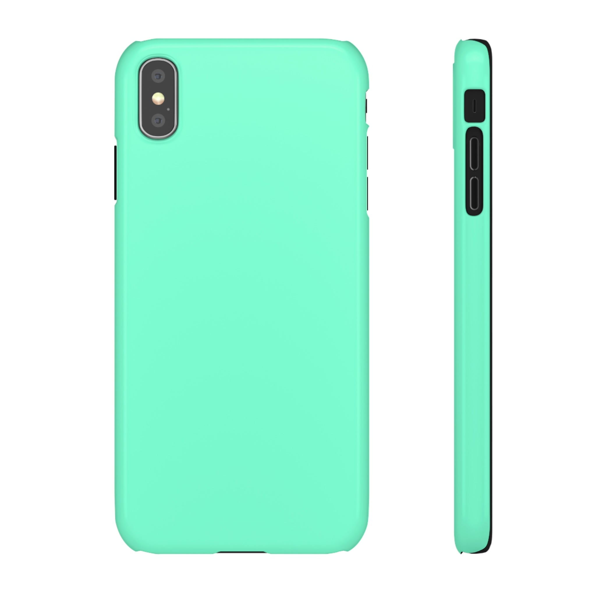 Aquamarine iPhone Case (Slim) iPhone XS MAX Glossy Phone Case