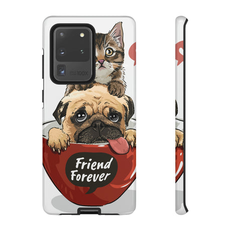 Pug n Kitten Android Case (Protective) Samsung Galaxy S20 Ultra Glossy Phone Case