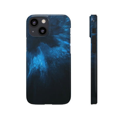 Deep Space Ink Art iPhone Case (Slim) iPhone 13 Mini Glossy Phone Case