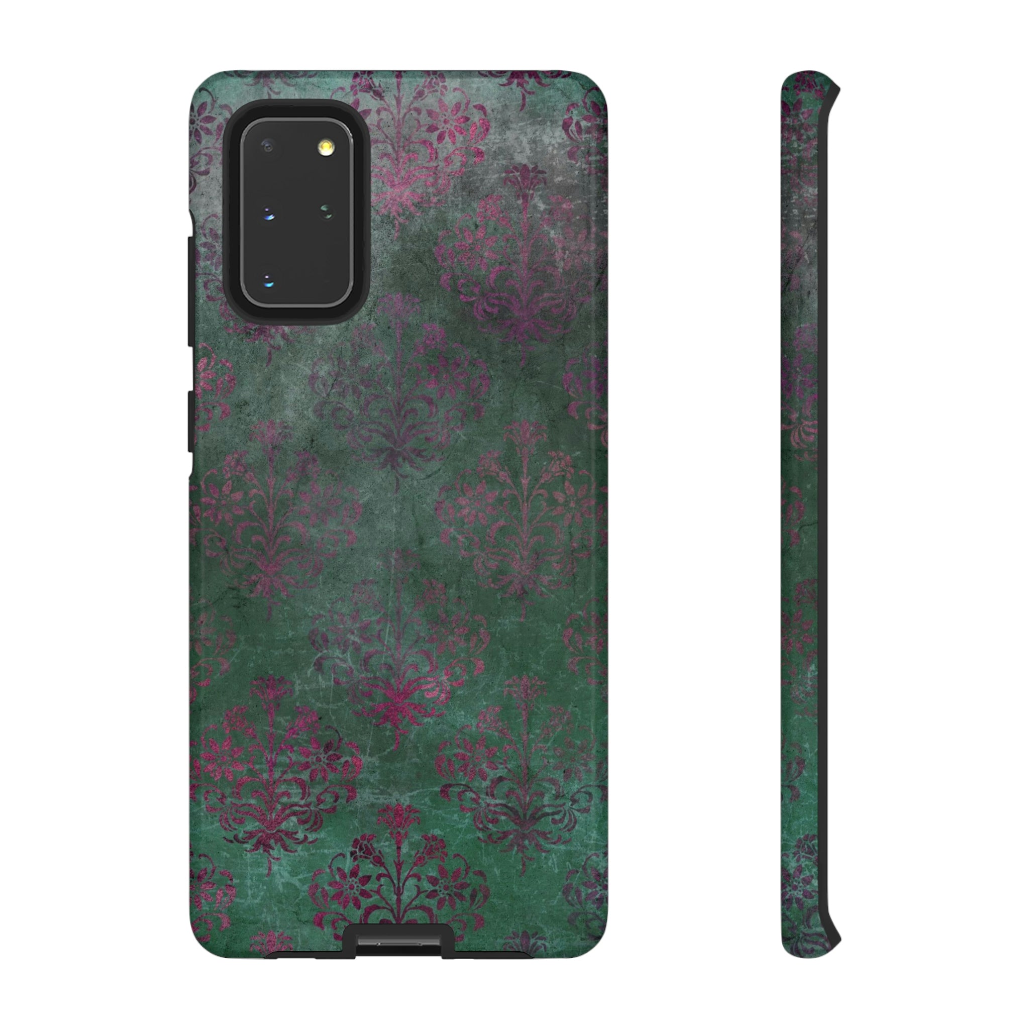 Damask Gothic Flower Samsung Case (Protective) Samsung Galaxy S20+ Glossy Phone Case