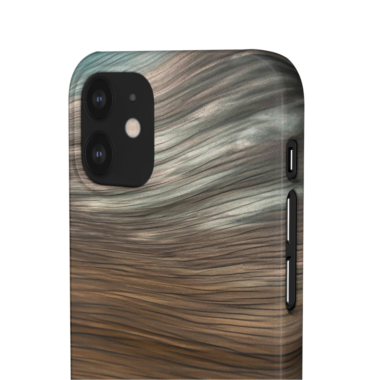 Silver Ink Art iPhone Case (Slim) Phone Case