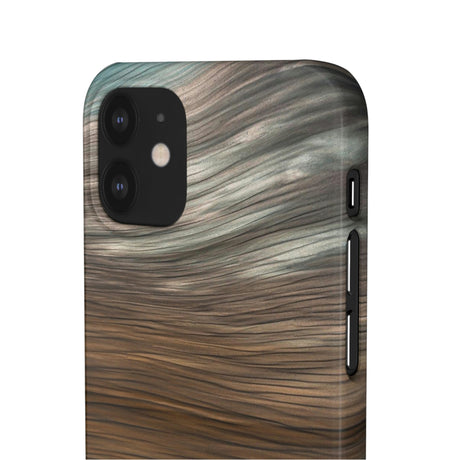 Silver Ink Art iPhone Case (Slim) Phone Case