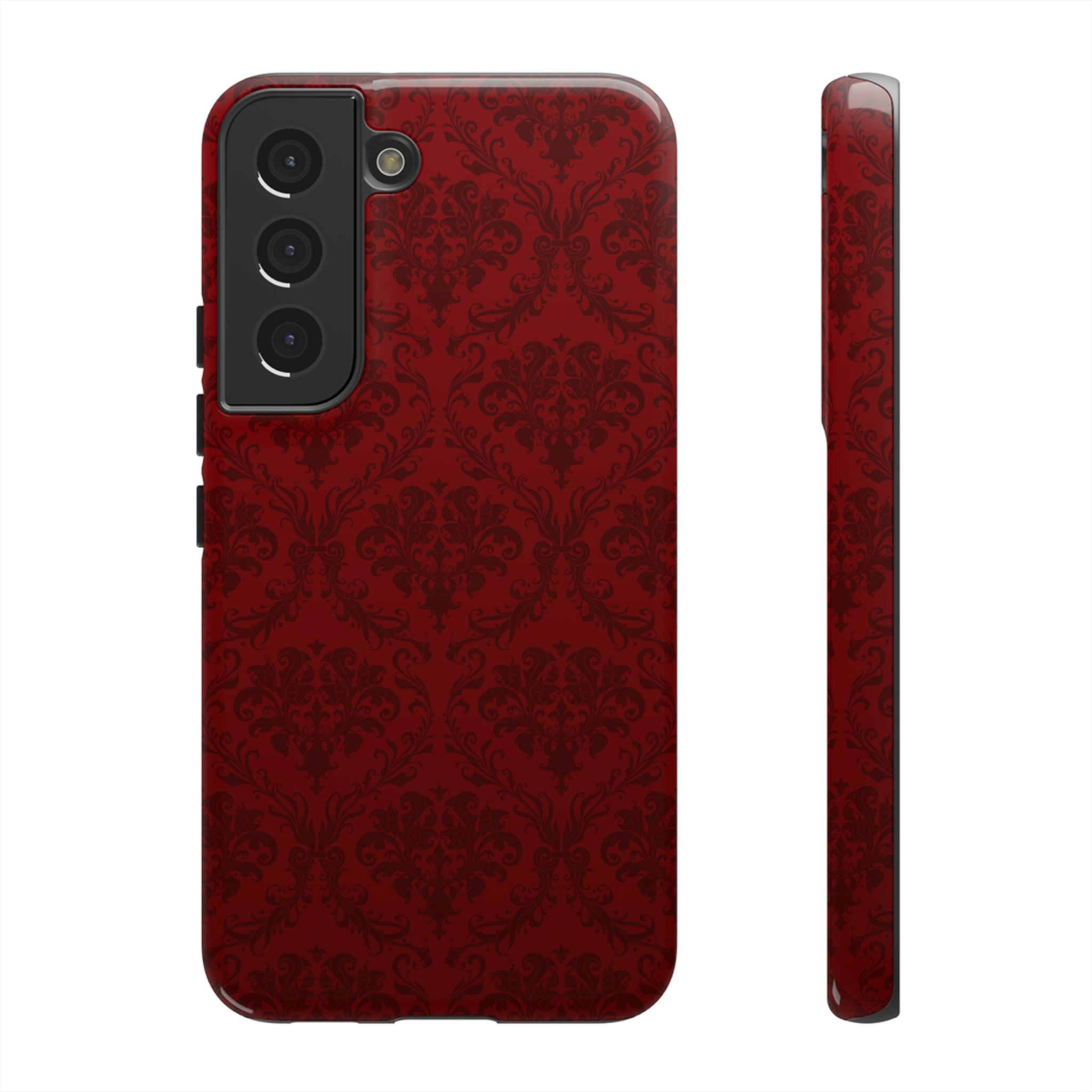 Dark Red Wallpaper Android Case (Protective) Samsung Galaxy S22 Glossy Phone Case