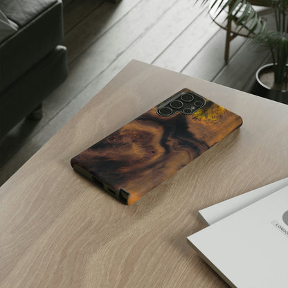 Brown Earth Ink Art Android Case (Protective) Phone Case