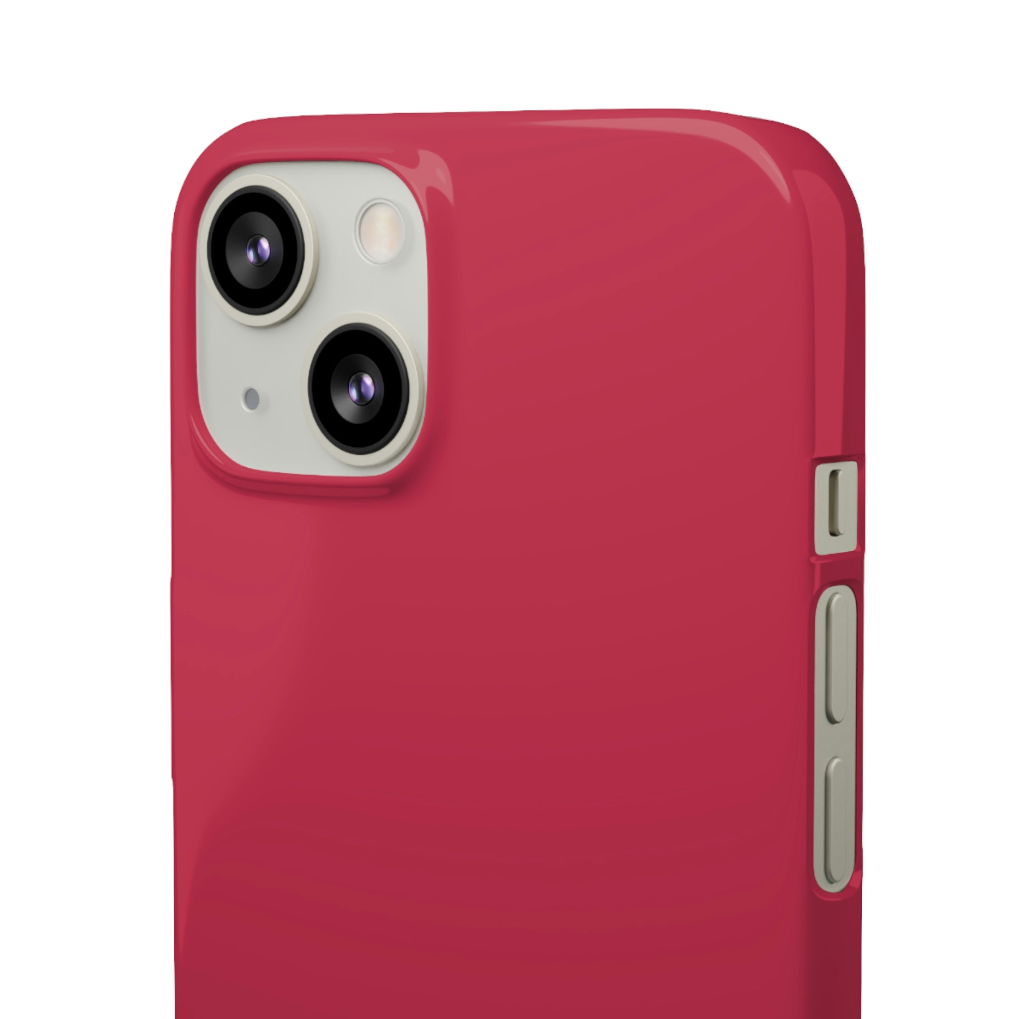 Bright Maroon iPhone Case (Slim) Phone Case