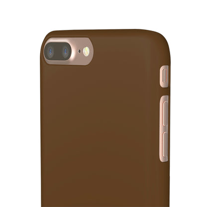 Dark Brown iPhone Case (Slim) Phone Case