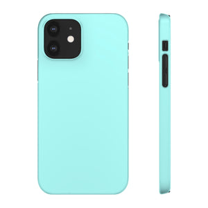 Celeste iPhone Case (Slim) iPhone 12 Glossy Phone Case