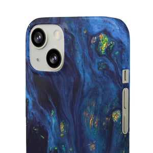 Green Opal Ink Art iPhone Case (Slim) Phone Case