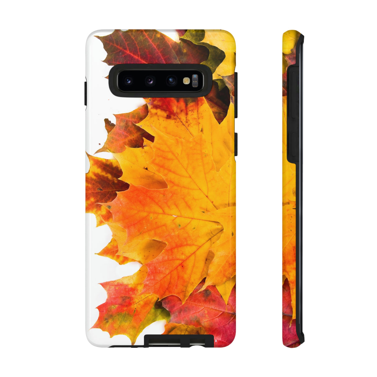 Autumn Maple Leaf Android Case (Protective) Samsung Galaxy S10 Glossy Phone Case