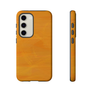 Abstract Orange Android Case (Protective) Samsung Galaxy S23 Matte Phone Case