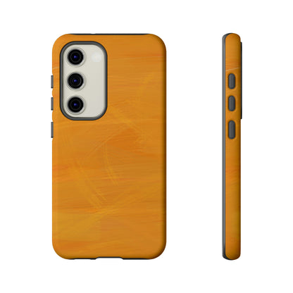 Abstract Orange Android Case (Protective) Samsung Galaxy S23 Matte Phone Case