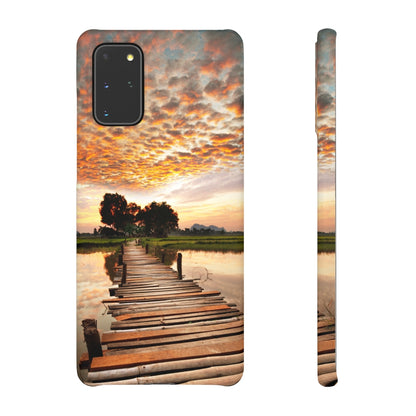 Sunset on the Tropical River Samsung/iPhone (Slim) Phone Case