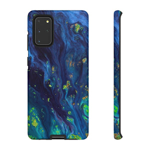 Green Opal Ink Art Android Case (Protective) Samsung Galaxy S20+ Matte Phone Case