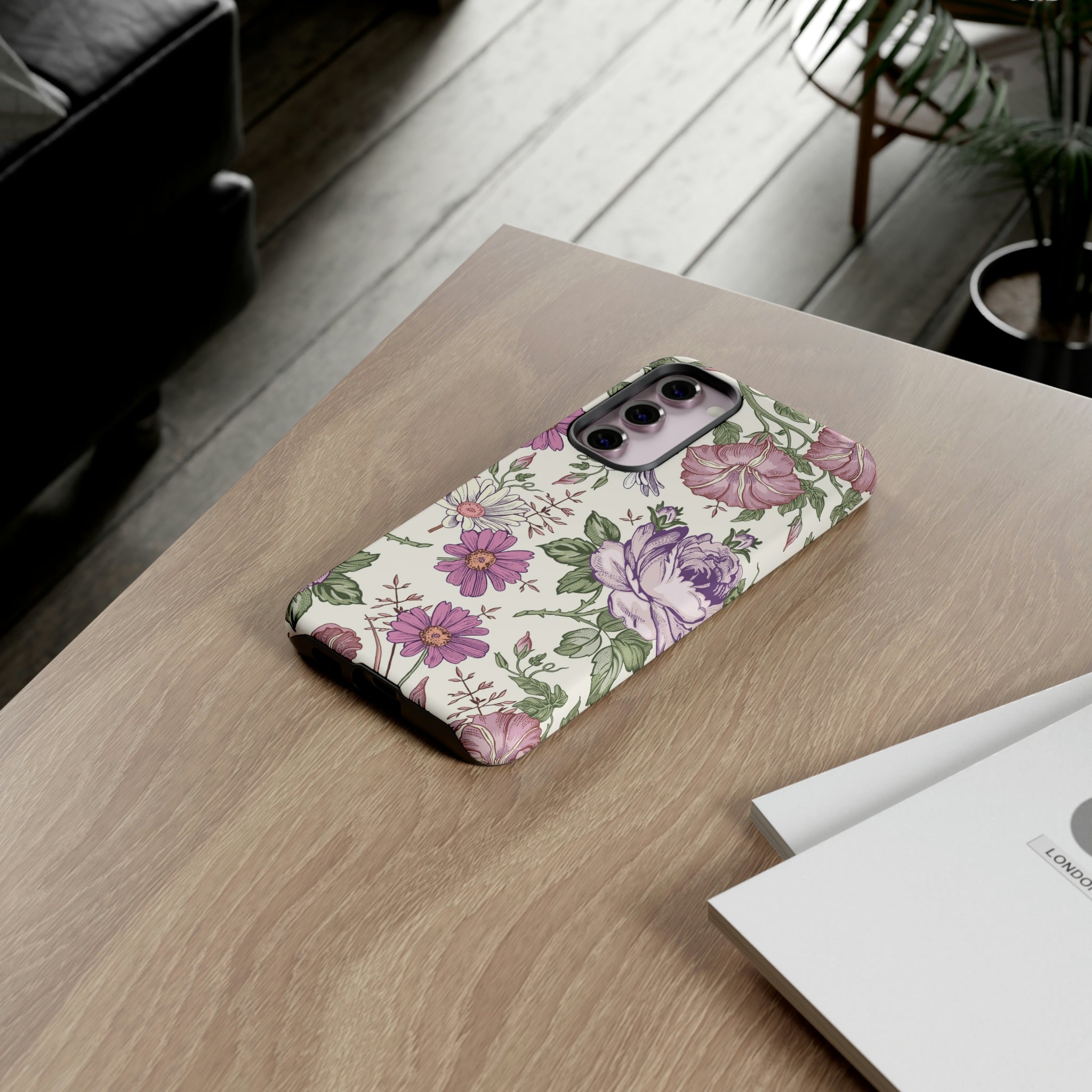 Pastel Vintage Flower Samsung Case (Protective) Phone Case