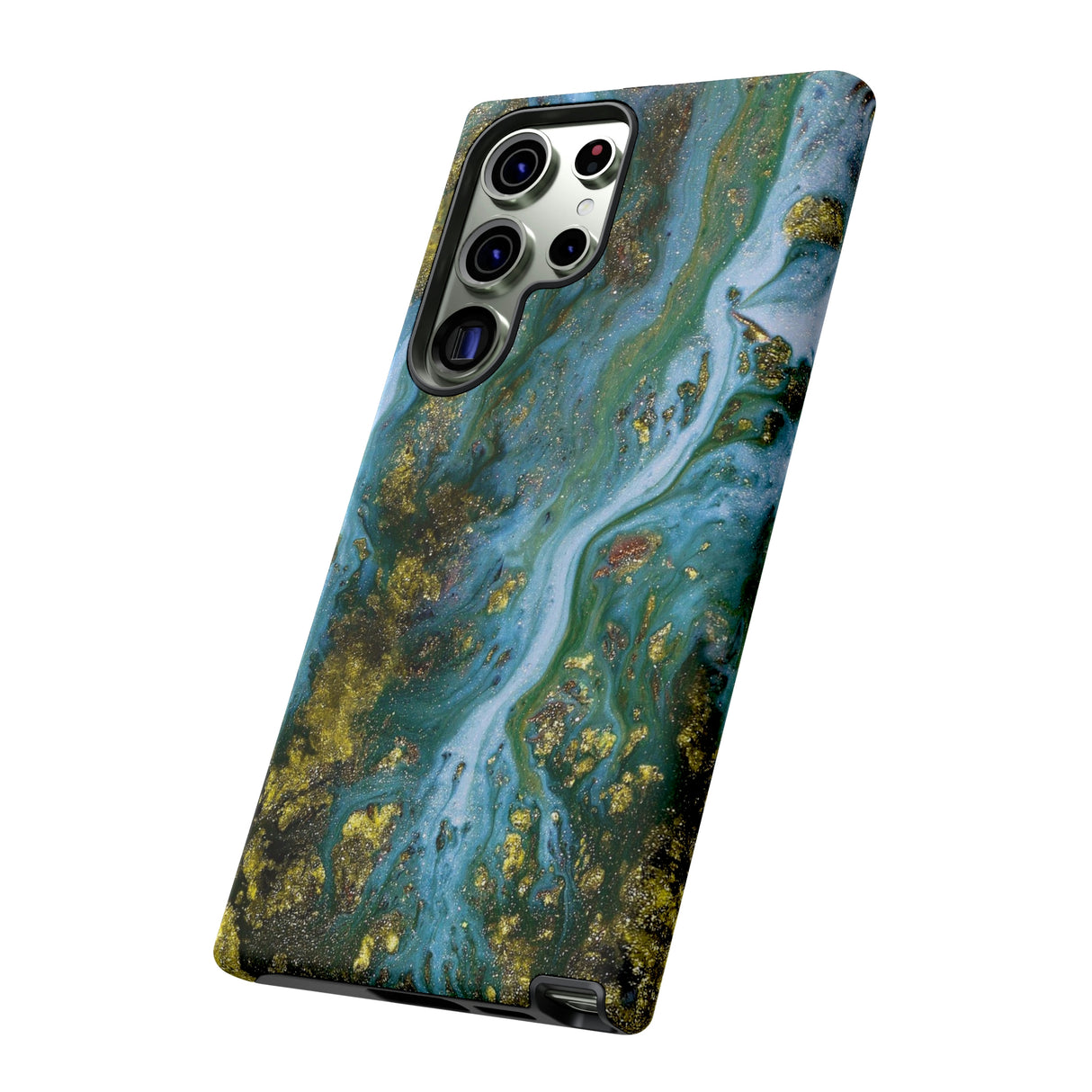 Ocean Blue Ink Art Android Case (Protective) Phone Case