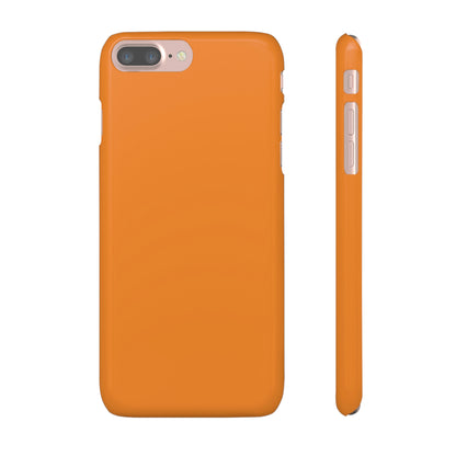 Cadmium Orange iPhone Case (Slim) iPhone 7 Plus Glossy Phone Case