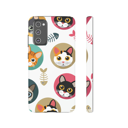 Cats Fishbone Android Case (Protective) Samsung Galaxy S20 FE Matte Phone Case