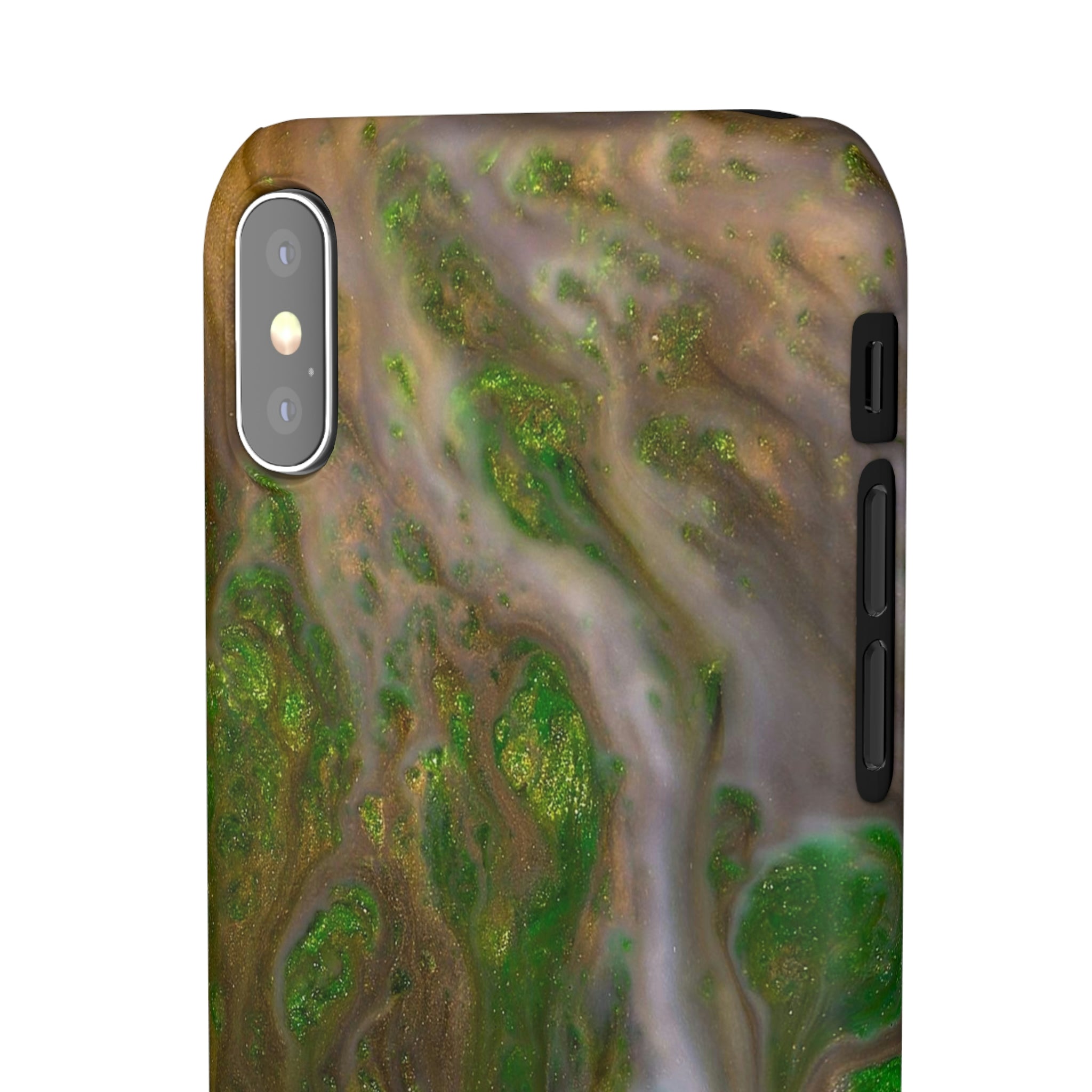 Smaragd Ink Art iPhone Case (Slim) Phone Case