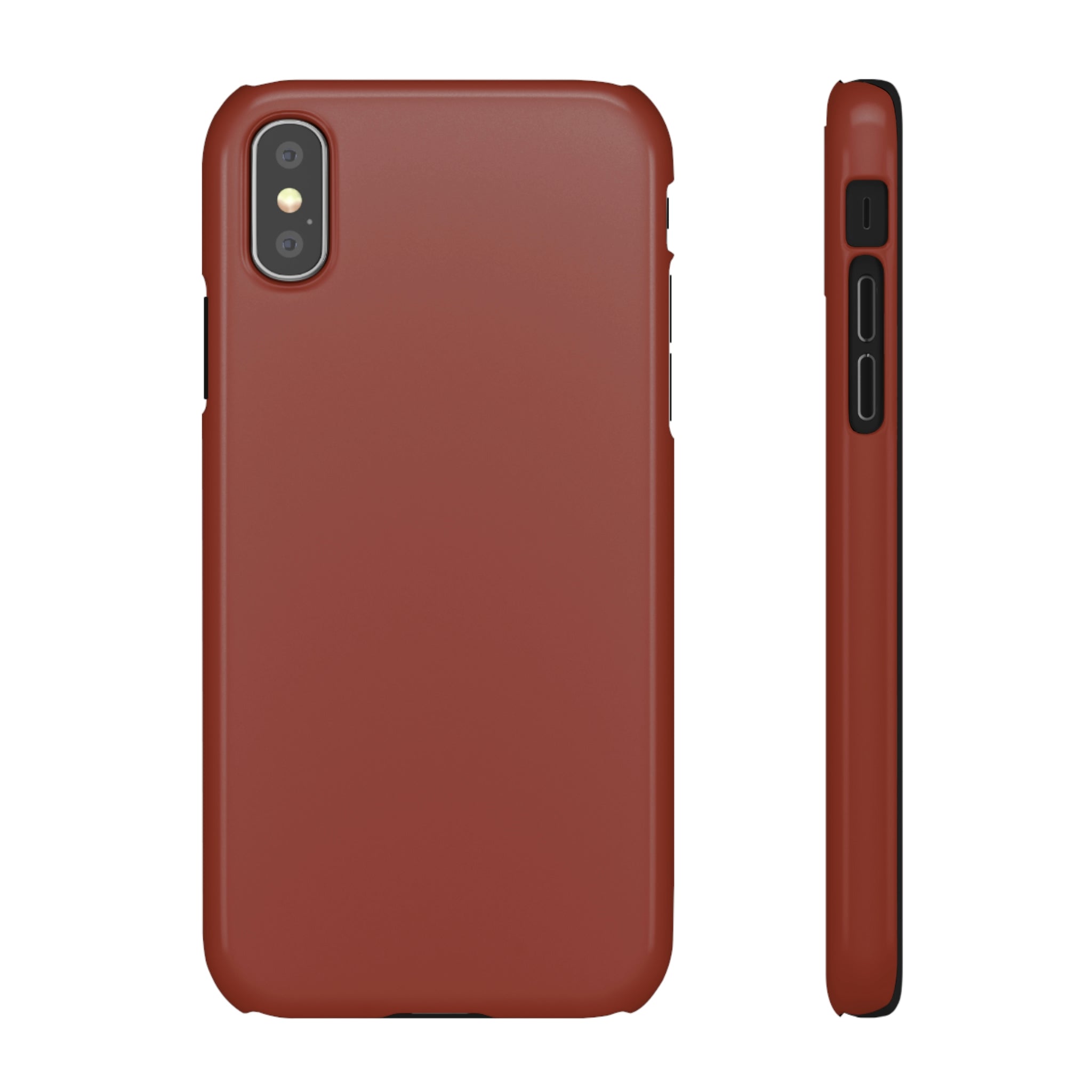 Burnt Umber iPhone Case (Slim) iPhone XS Glossy Phone Case