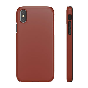 Burnt Umber iPhone Case (Slim) iPhone XS Glossy Phone Case