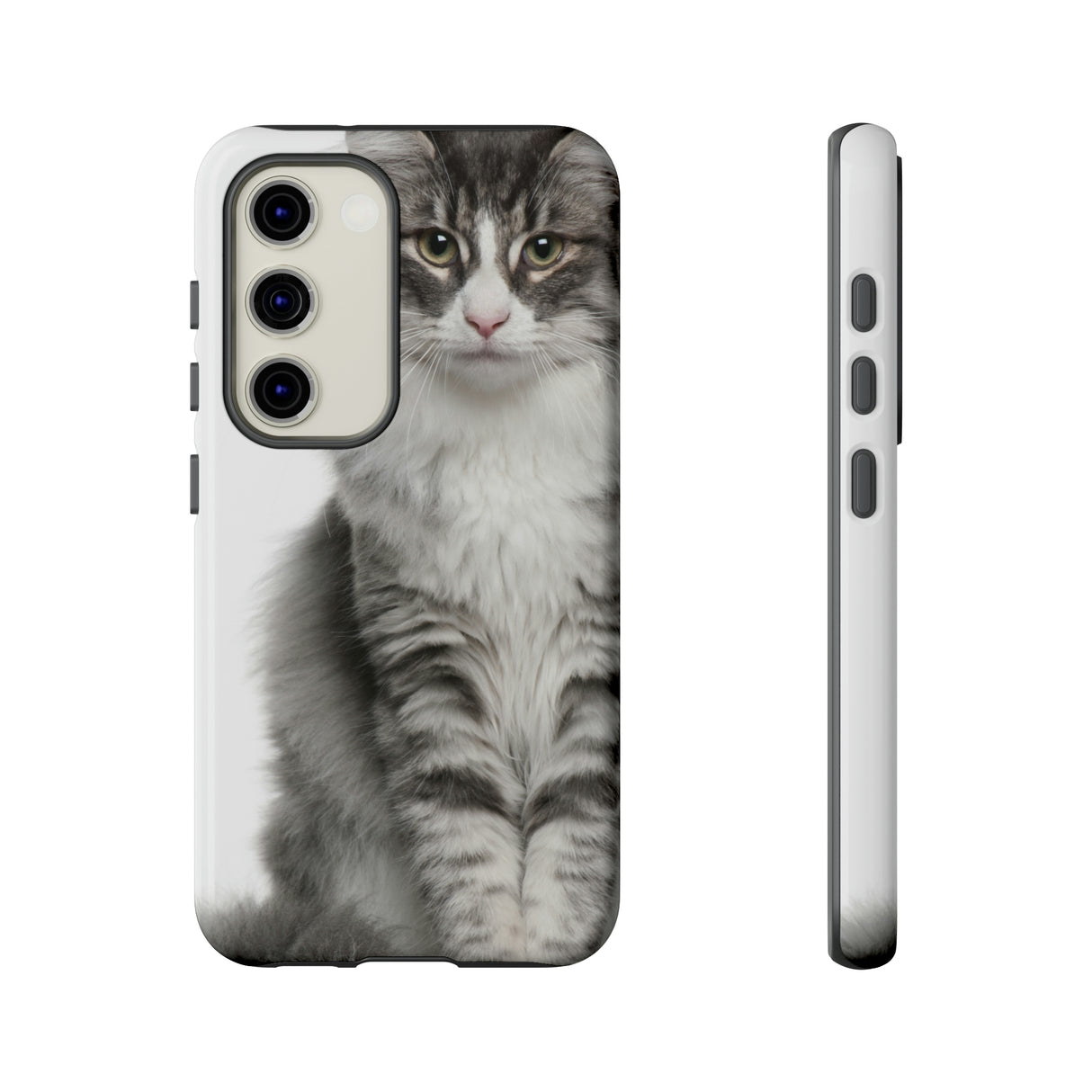 Forest Cat Android Case (Protective) Samsung Galaxy S23 Glossy Phone Case