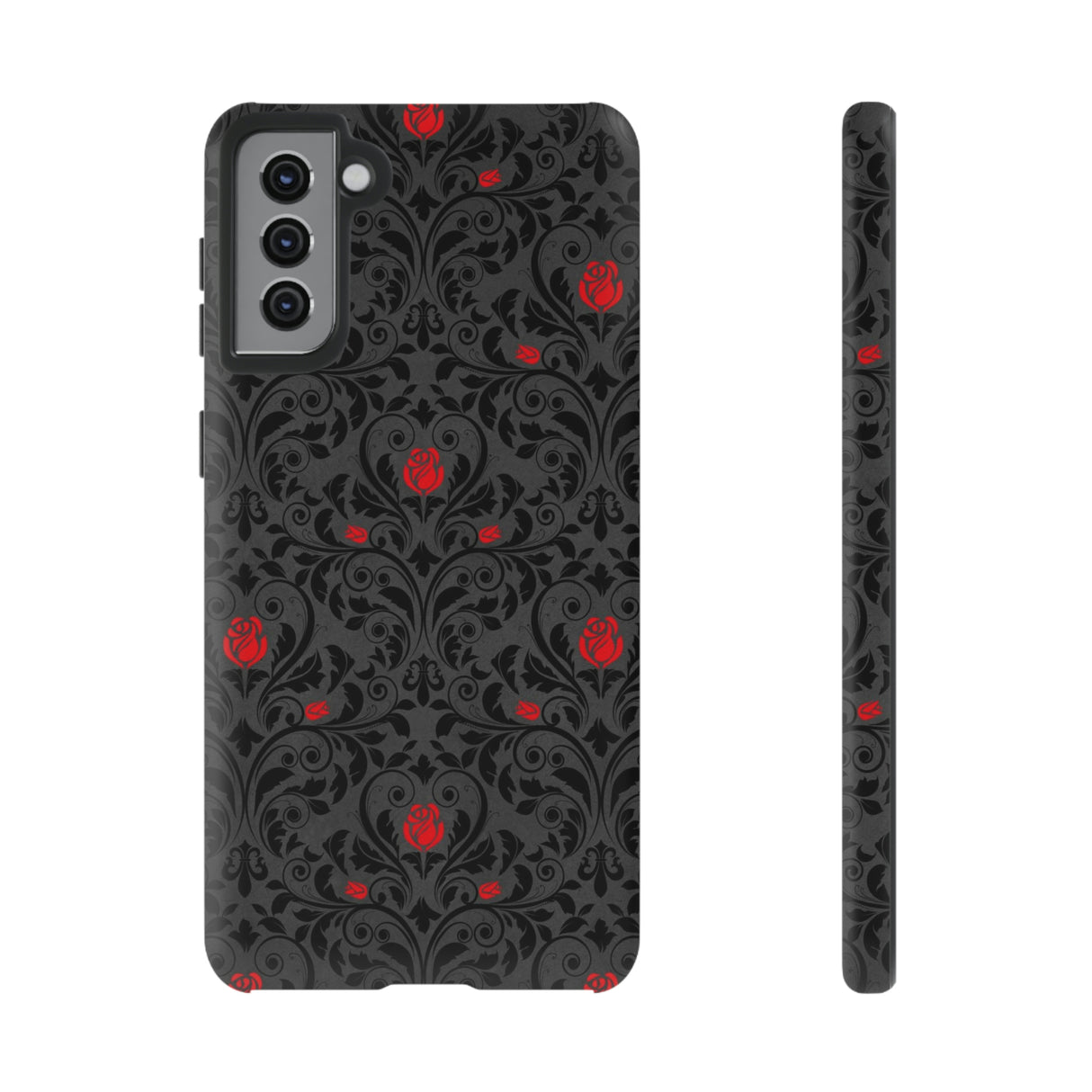 Angerunge Gothic Flower Samsung Case (Protective) Samsung Galaxy S21 Plus Matte Phone Case