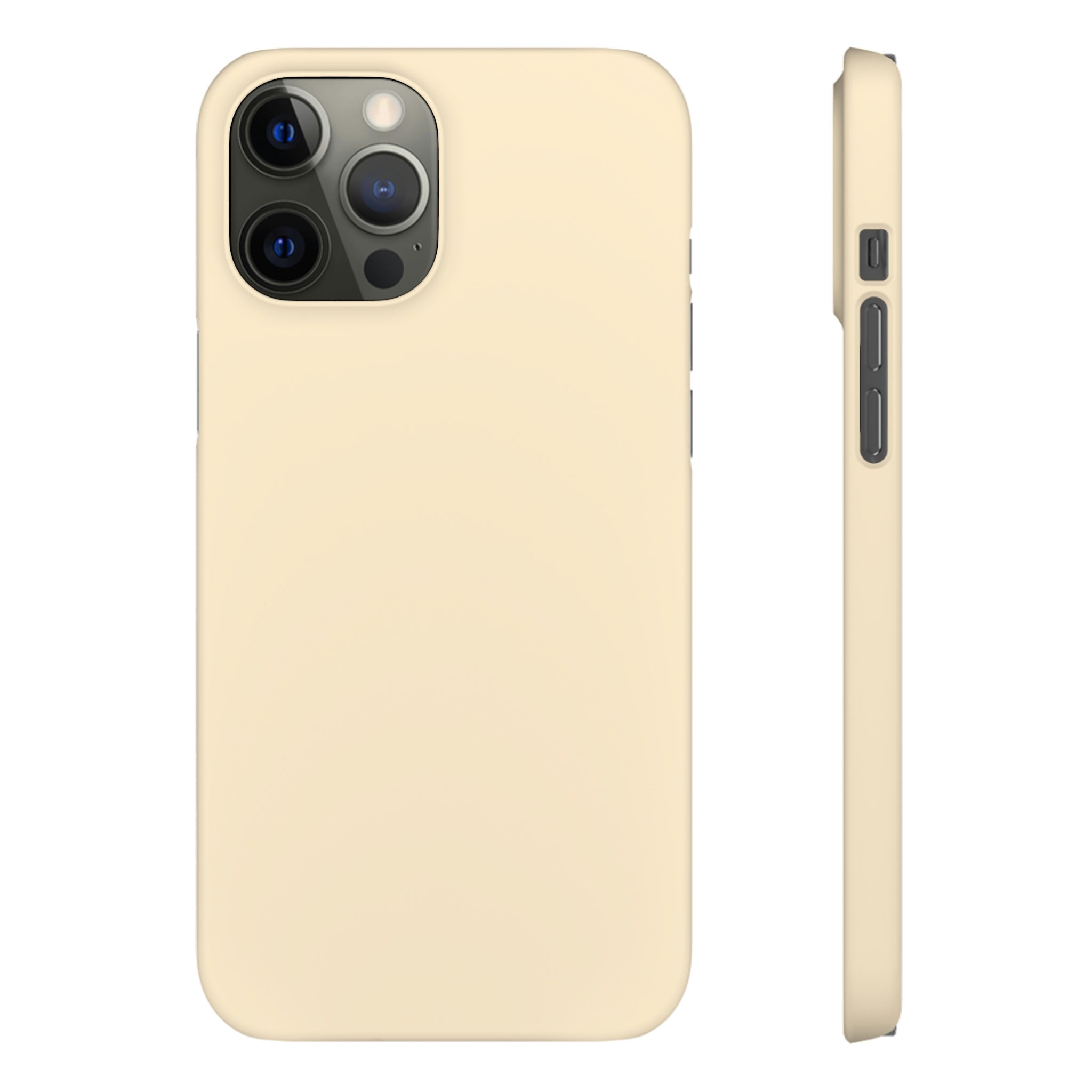 Blanched Almond iPhone Case (Slim) iPhone 12 Pro Max Matte Phone Case