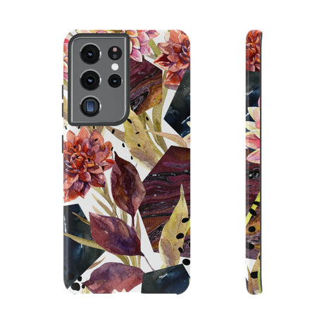 Autumn Floral Android Case (Protective) Samsung Galaxy S21 Ultra Glossy Phone Case