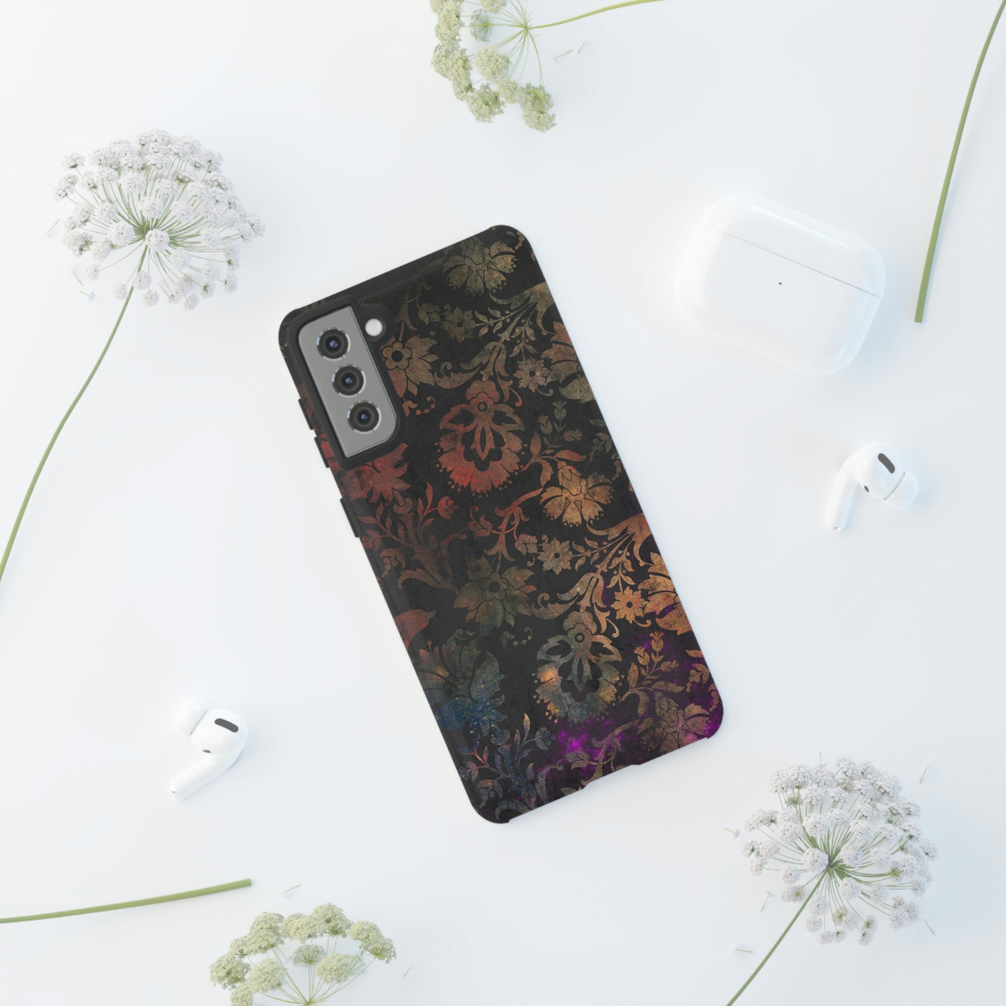 Rosestenchia Gothic Flower Samsung Case (Protective) Phone Case