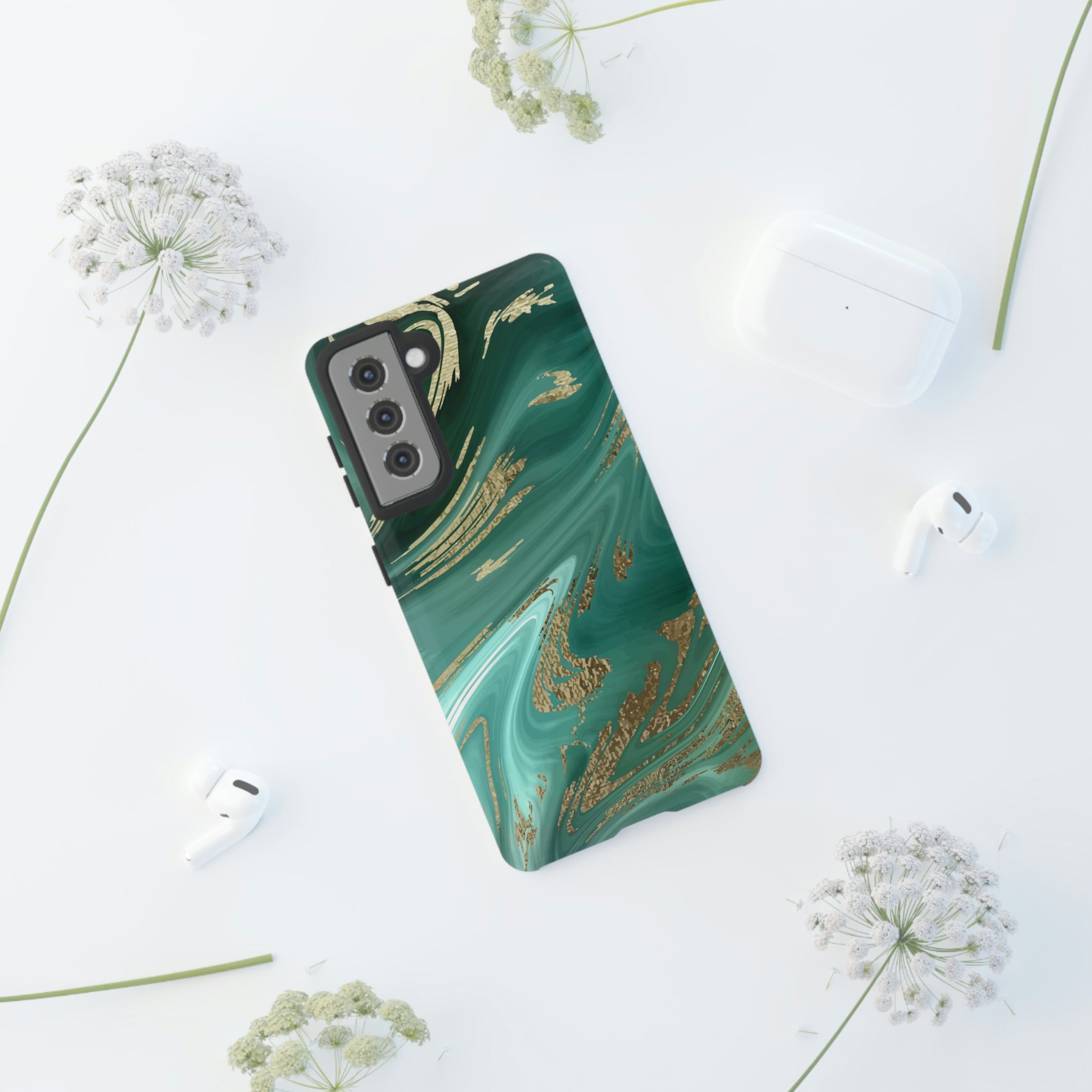 Green Marble Android Case (Protective) Phone Case